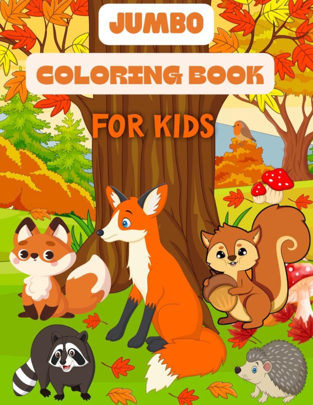 Big Jumbo Coloring Book for kids with many pages