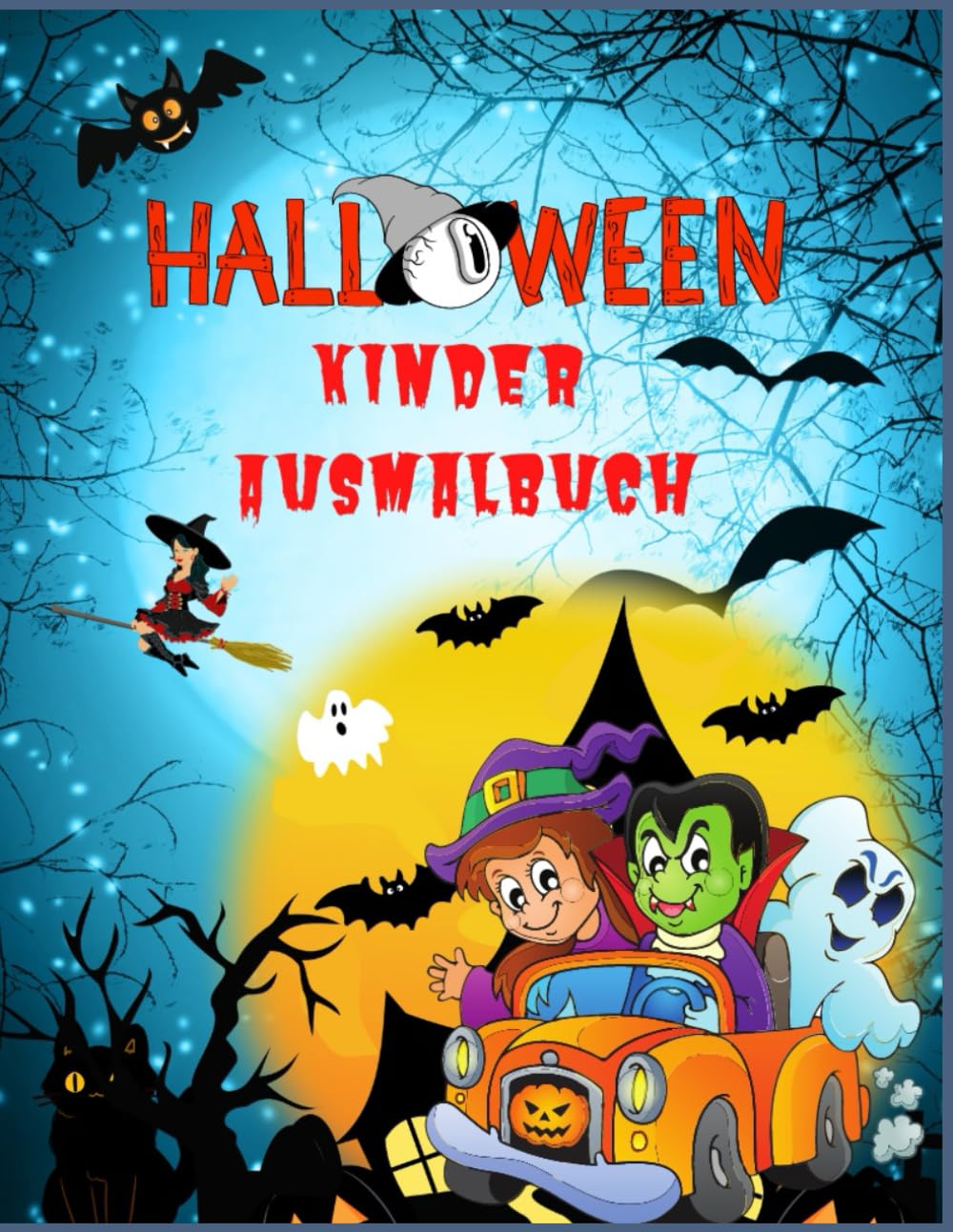 Halloween-Malbuch für Kinder