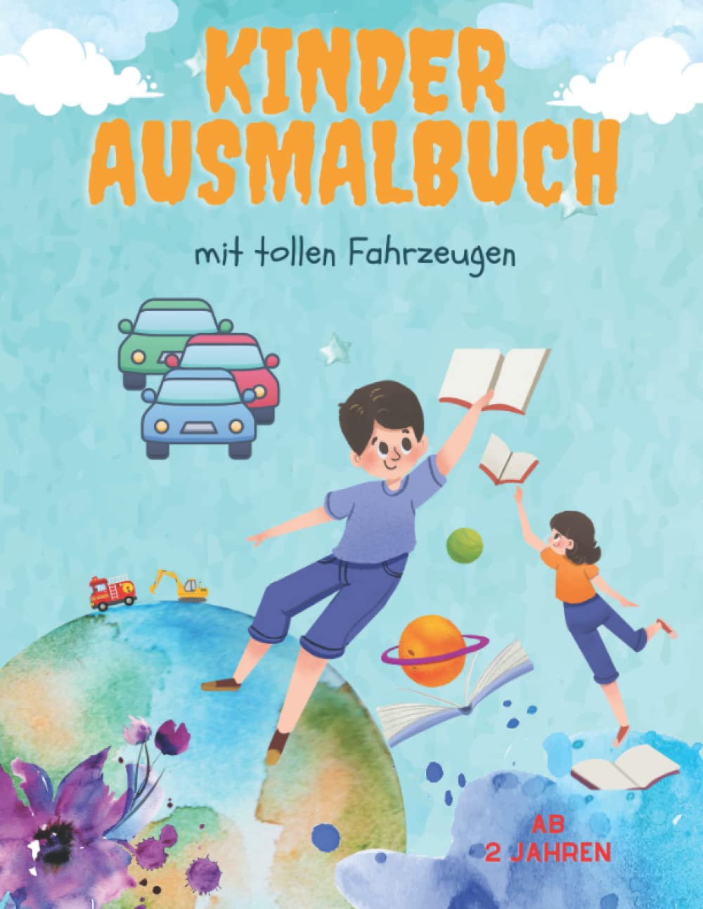 Fahrzeuge Malbuch für Kleinkinder