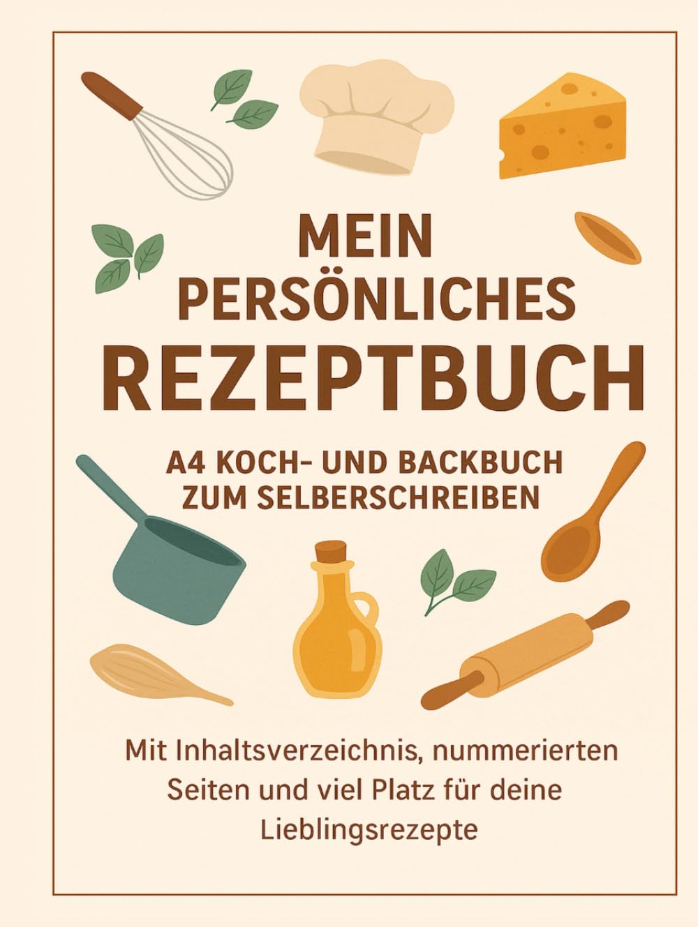 Mein persönliches Rezeptbuch A4 Hardcover