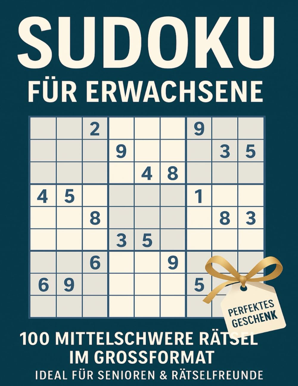 Sudoku Rätselbuch mittelschwer Großdruck