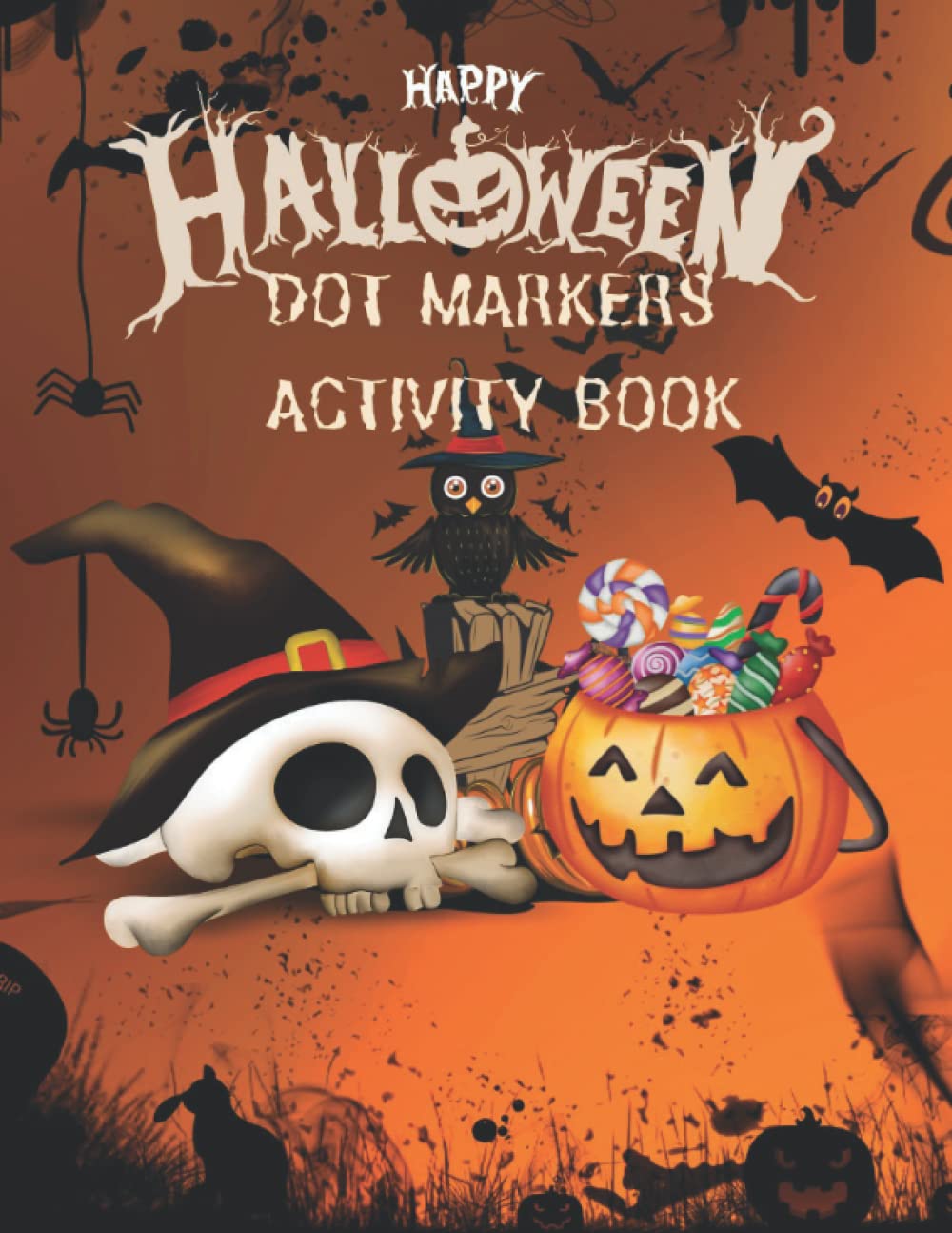 dot markers activity book halloween