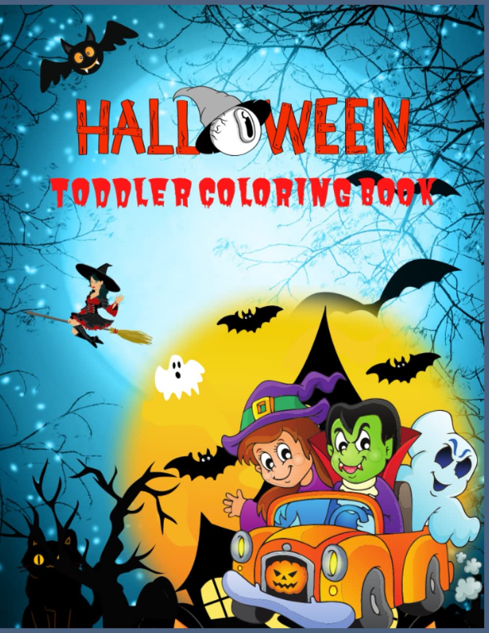 halloween toddler coloring book