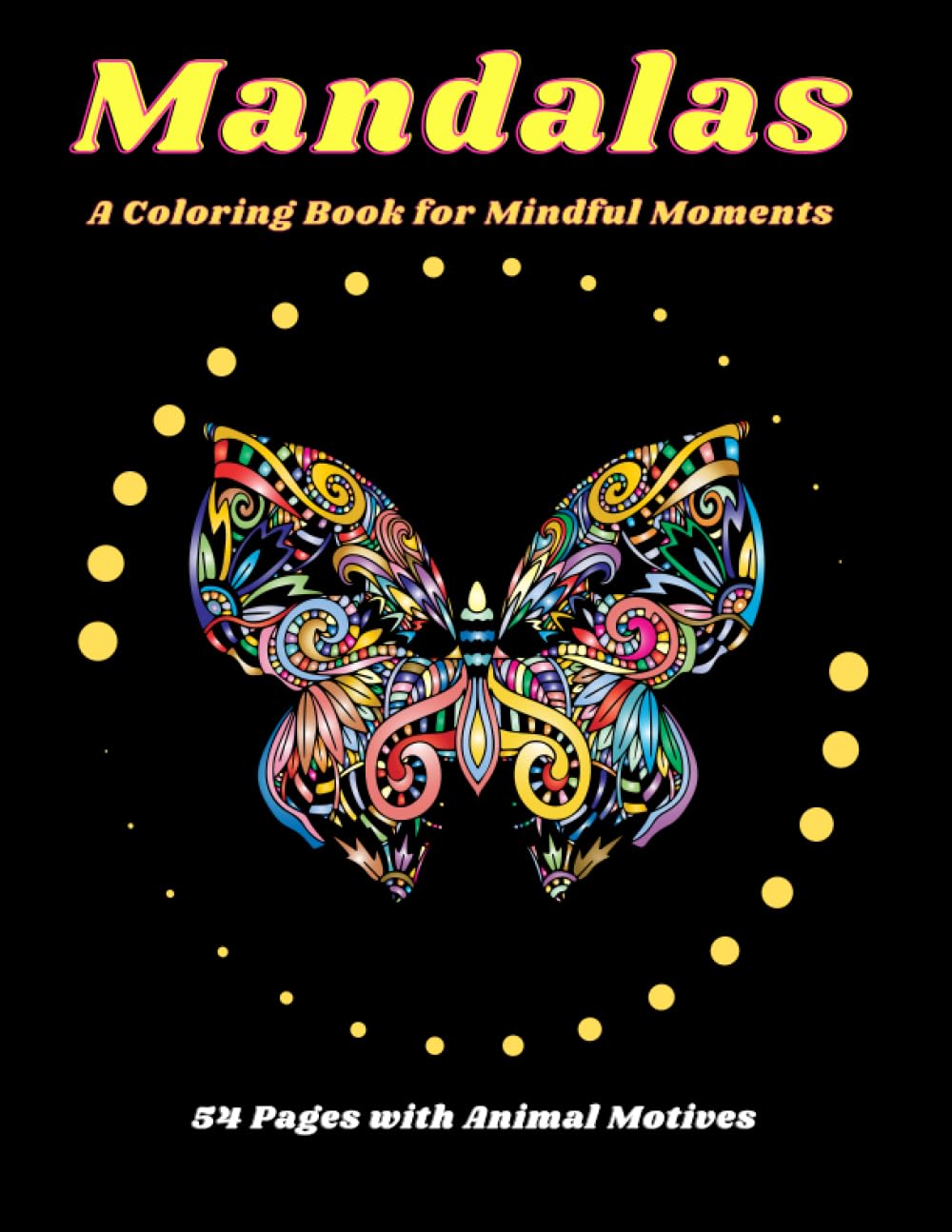 mandala coloring book cover