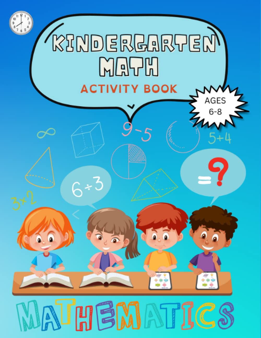 math fun activity book for kids